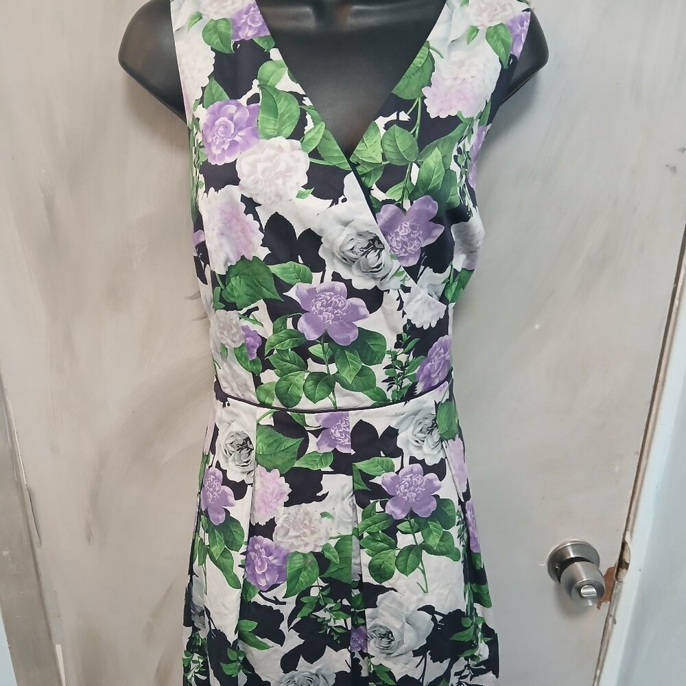 Talbots Floral Wrap Dress